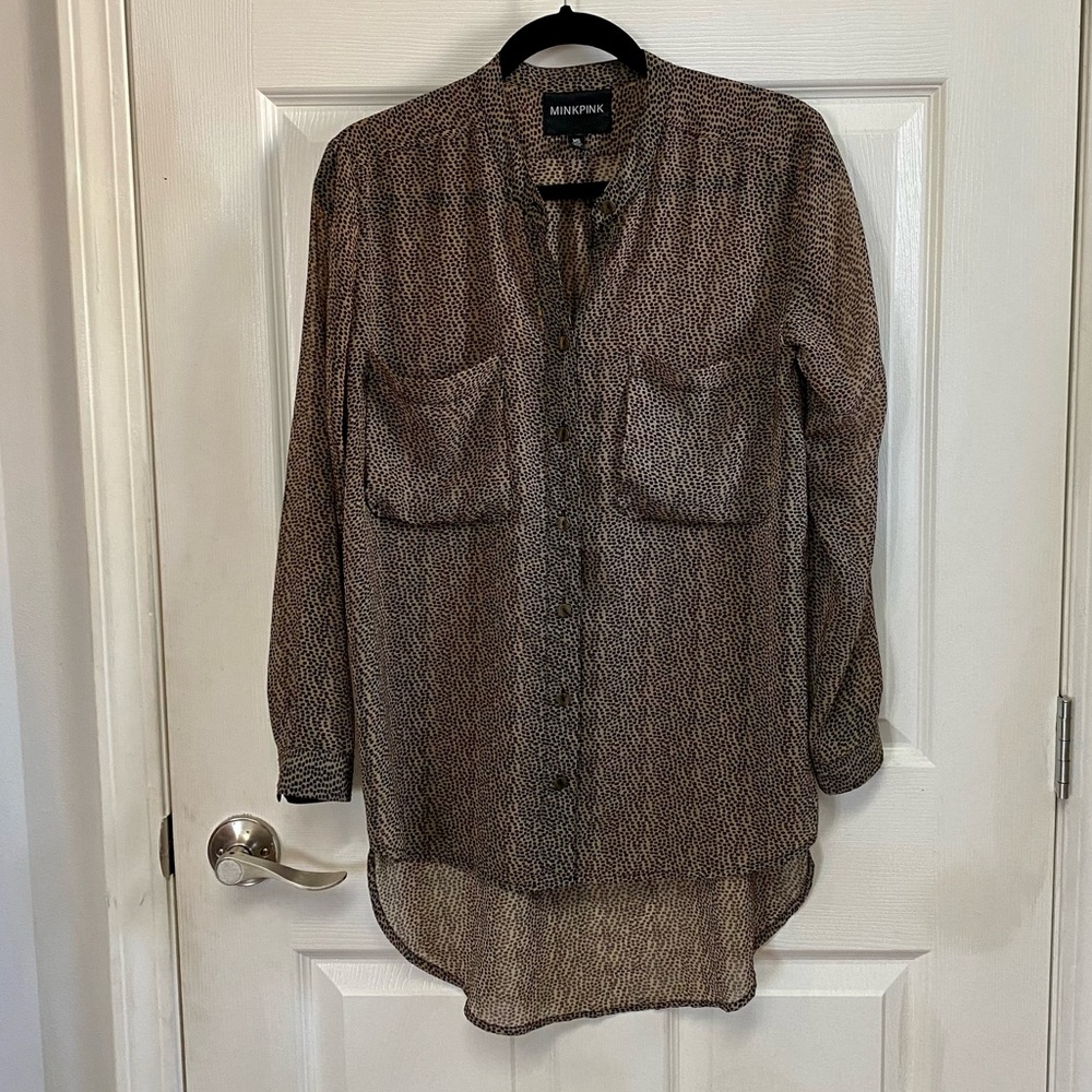 MINKPINK chiffon blouse